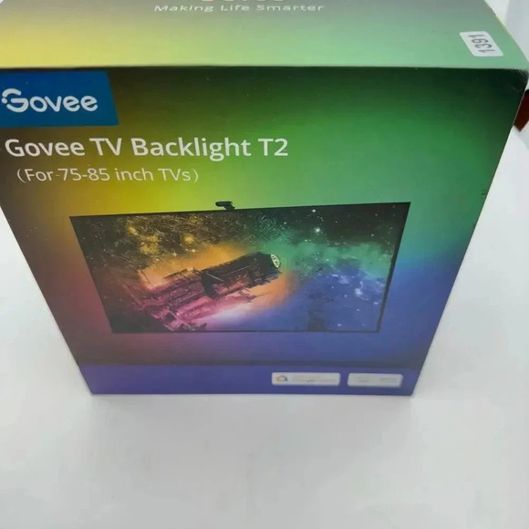 NEW Govee Envisual TV Backlight T2 Dual Camera Color Changing LED Light - Black - Picture 3 of 5